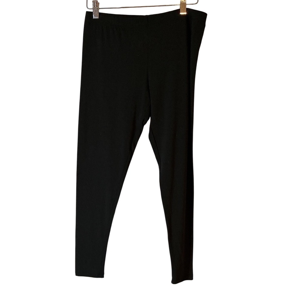 Articles‎ of Society Womens Black Pima Cotton Modal Stretch Leggings Size L NEW